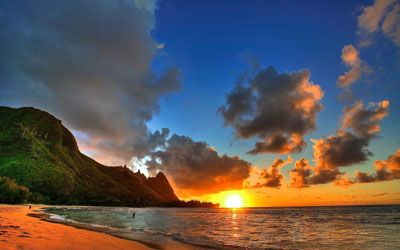 Sunset in Hawaii